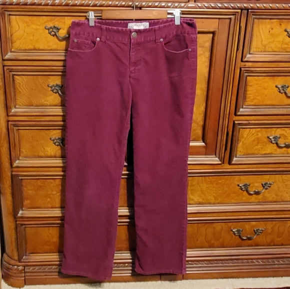 J CREW bootcut purple pinwale cords 10 R - Picture 4 of 5